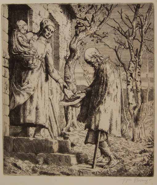 A Hallanshaker a' in Rags: Illustration to Death and the Ploughman's Wife